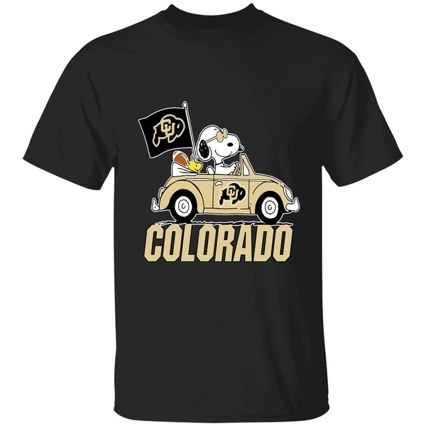 Snoopy And Woodstock Peanut Colorado Buffaloes Shirt