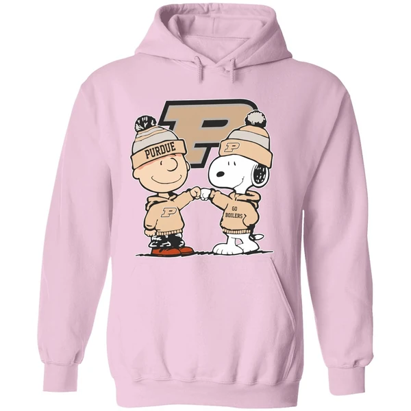 Snoopy Charlie Brown Go Boilers Purdue Boilermakers Hoodie - Image 5