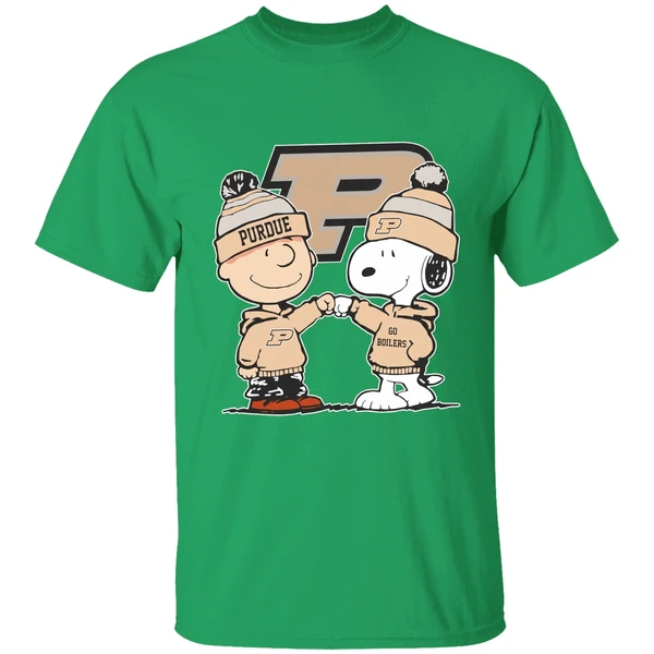 Snoopy Charlie Brown Go Boilers Purdue Boilermakers Shirt - Image 8