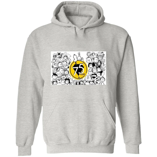 Snoopy Happy 75th Anniversary To The Peanuts Gang Hoodie - Image 9