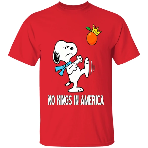Snoopy No Kings In America Shirt - Image 6