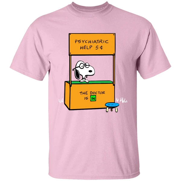 Snoopy Psychiatric Help The Doctor Is In Shirt Snoopy Psychiatric Help The Doctor Is In Shirt