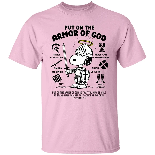 Snoopy Put On The Armor Of God Shirt Snoopy Put On The Armor Of God Shirt