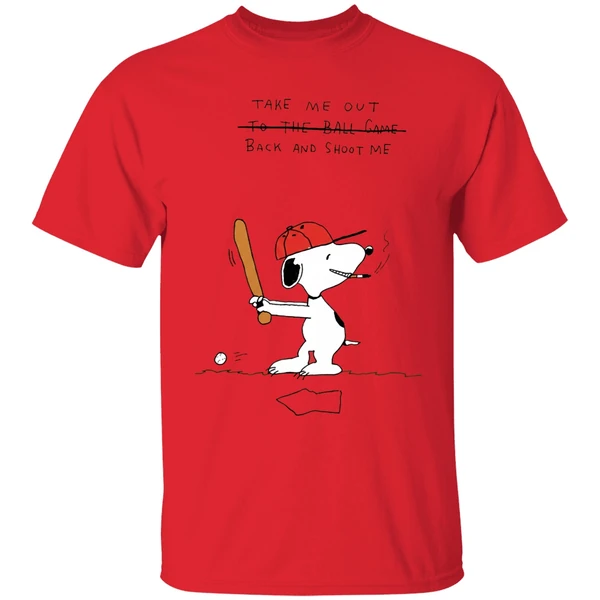 Snoopy Take Me Out Back And Shoot Me Shirt - Image 4
