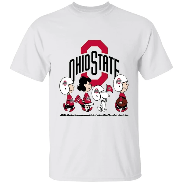 Snoopy The Peanuts Ohio State Buckeyes Shirt