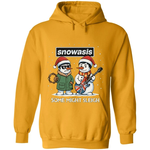 Snowasis Some Might Sleigh Oasis Merry Christmas 2025 Hoodie