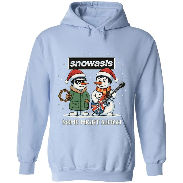 Snowasis Some Might Sleigh Oasis Merry Christmas 2025 Hoodie - Image 4