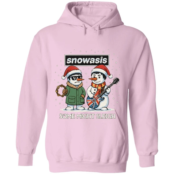 Snowasis Some Might Sleigh Oasis Merry Christmas 2025 Hoodie - Image 5