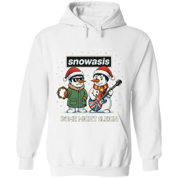 Snowasis Some Might Sleigh Oasis Merry Christmas 2025 Hoodie - Image 8