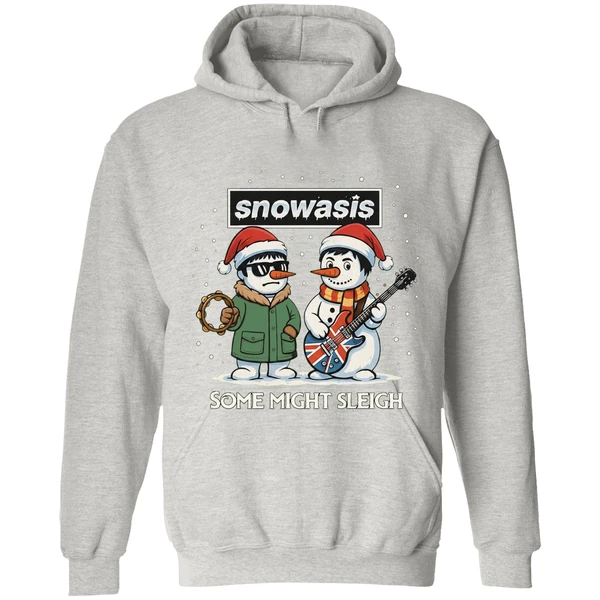 Snowasis Some Might Sleigh Oasis Merry Christmas 2025 Hoodie - Image 9