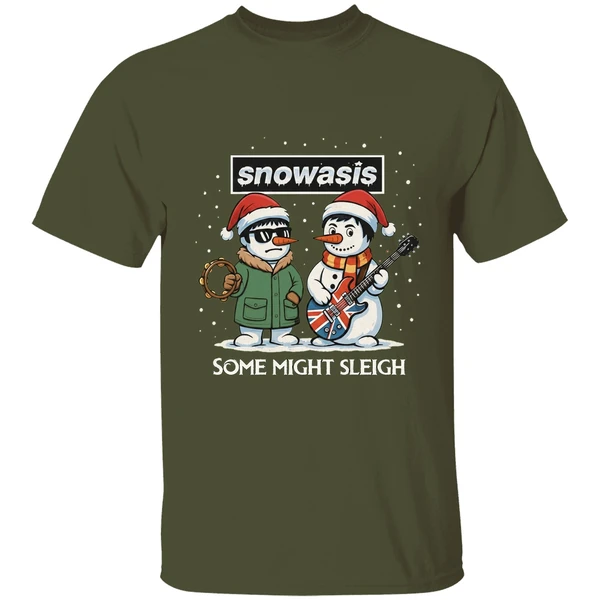 Snowasis Some Might Sleigh Oasis Merry Christmas 2025 Shirt - Image 3