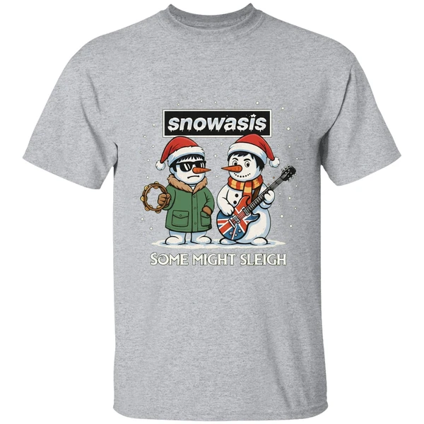 Snowasis Some Might Sleigh Oasis Merry Christmas 2025 Shirt - Image 8