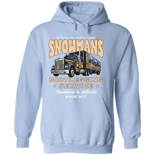Snowmans Bootlegging Service Smokey And The Bandit Hoodie - Image 4