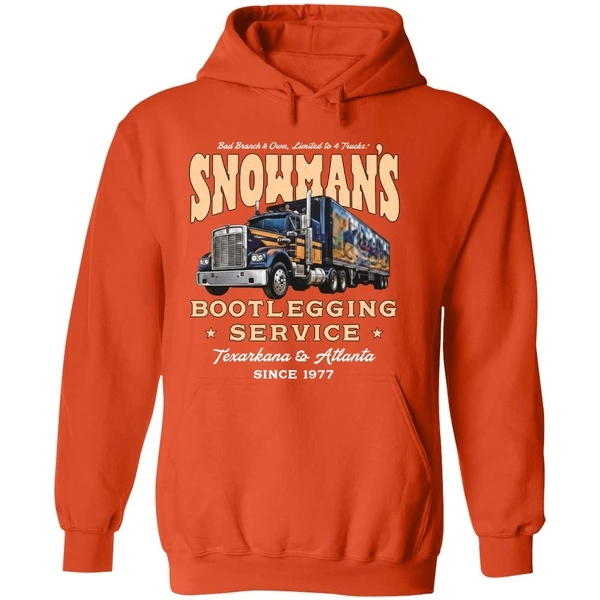Snowmans Bootlegging Service Smokey And The Bandit Hoodie - Image 6
