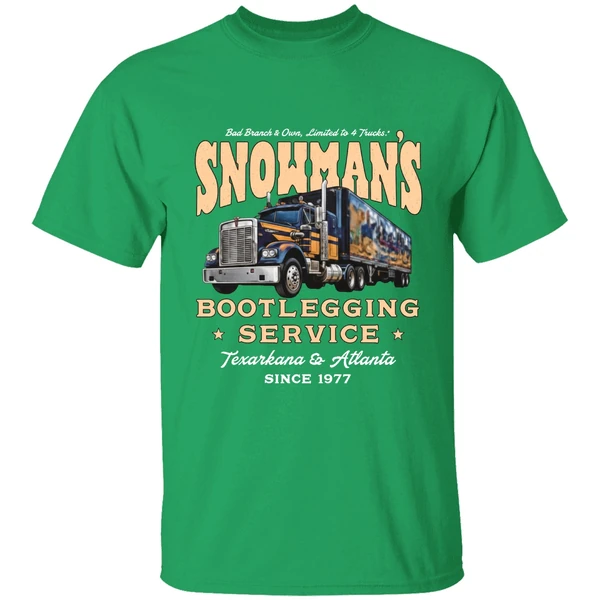 Snowmans Bootlegging Service Smokey And The Bandit Shirt - Image 2