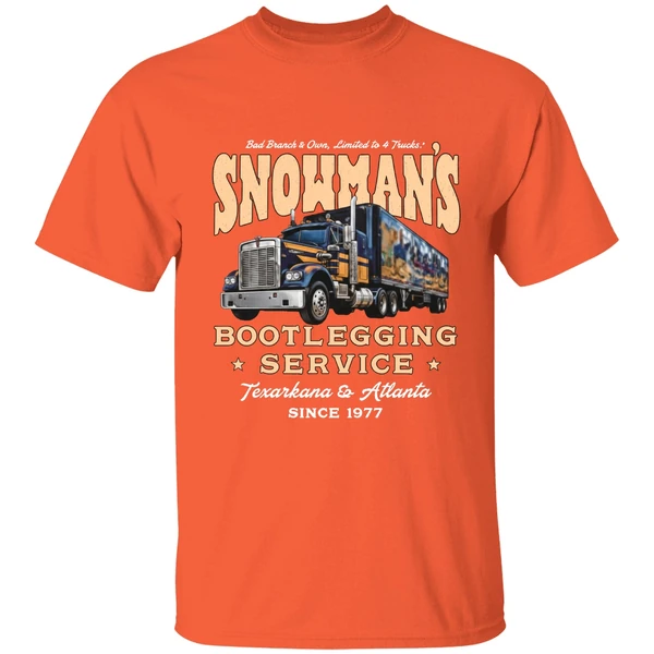 Snowmans Bootlegging Service Smokey And The Bandit Shirt - Image 6