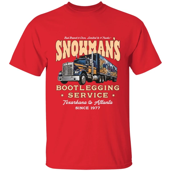 Snowmans Bootlegging Service Smokey And The Bandit Shirt - Image 7
