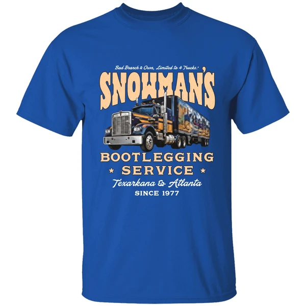 Snowmans Bootlegging Service Smokey And The Bandit Shirt - Image 8