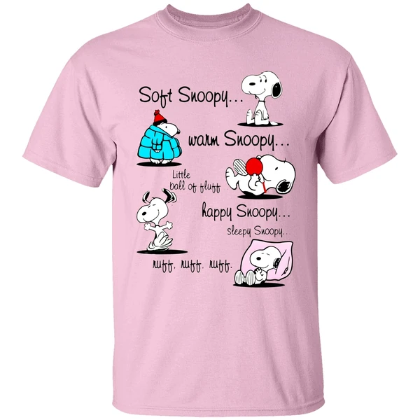 Soft Snoopy Warm Snoopy Little Ball Of Fluff Happy Snoopy Shirt - Image 2