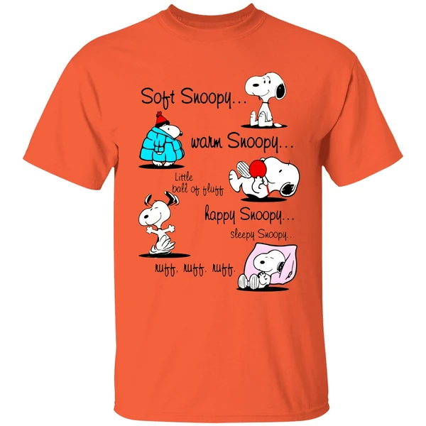 Soft Snoopy Warm Snoopy Little Ball Of Fluff Happy Snoopy Shirt - Image 5