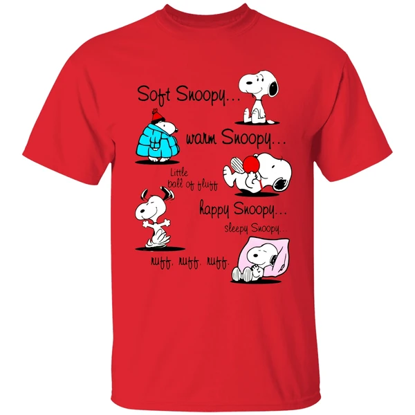 Soft Snoopy Warm Snoopy Little Ball Of Fluff Happy Snoopy Shirt - Image 6