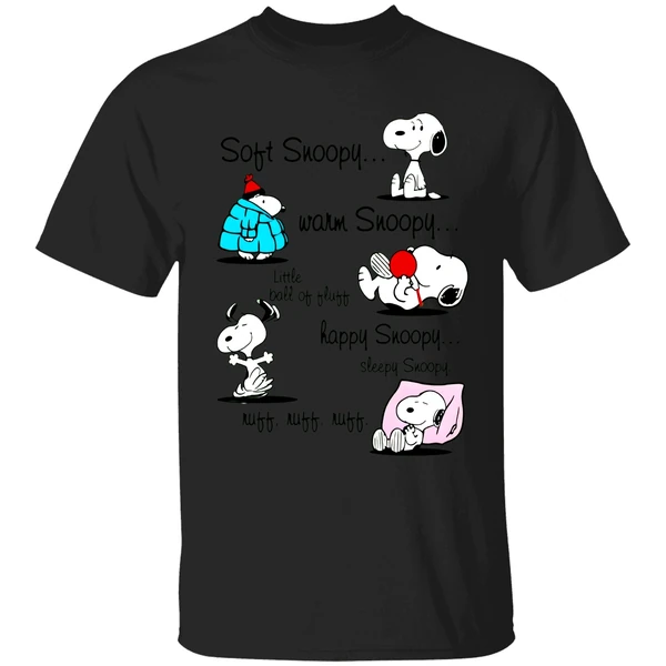 Soft Snoopy Warm Snoopy Little Ball Of Fluff Happy Snoopy Shirt - Image 8