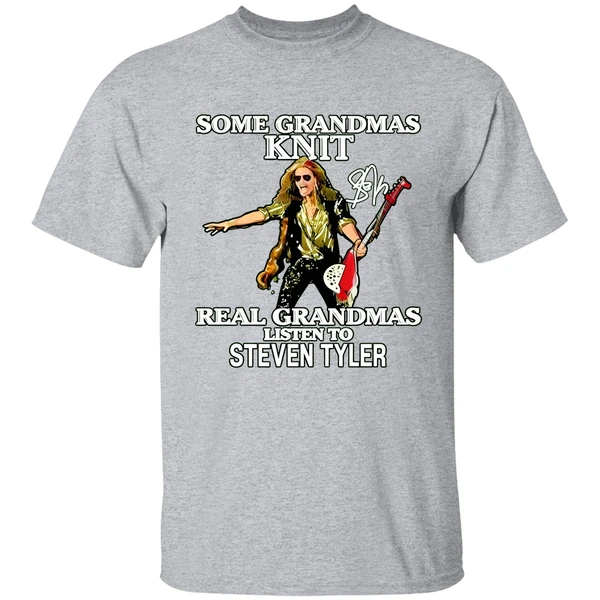 Some Grandmas Knit Real Grandmas Listen To Steven Tyler Shirt - Image 8