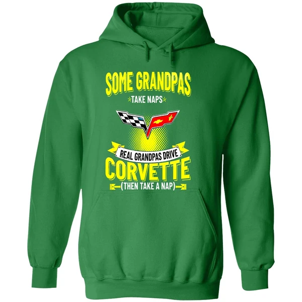 Some Grandpas Take Naps Real Grandpas Drive Corvette Then Take A Nap Hoodie - Image 2