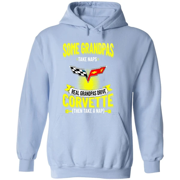 Some Grandpas Take Naps Real Grandpas Drive Corvette Then Take A Nap Hoodie - Image 4