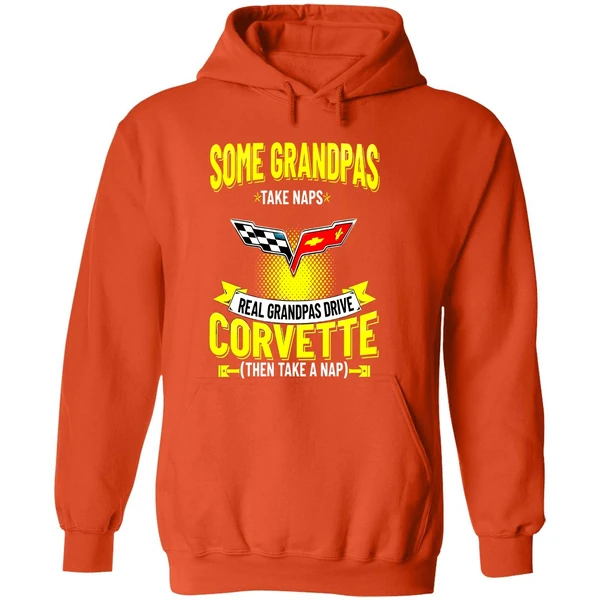 Some Grandpas Take Naps Real Grandpas Drive Corvette Then Take A Nap Hoodie - Image 6
