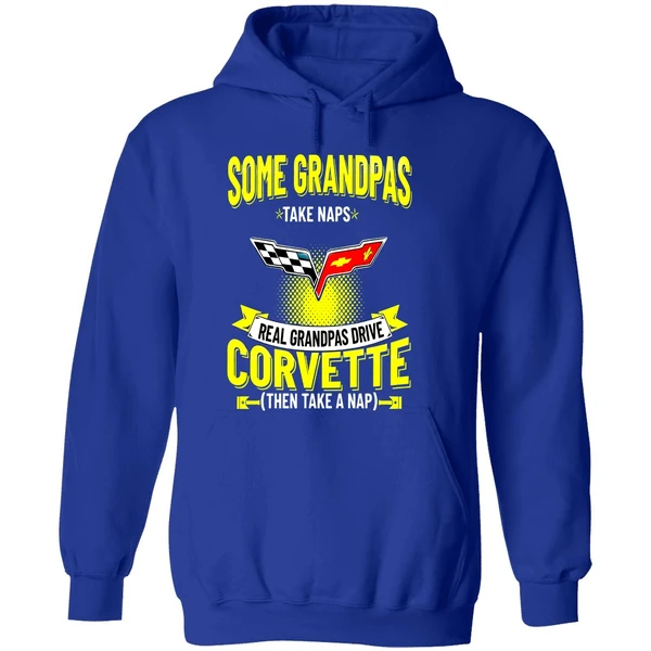 Some Grandpas Take Naps Real Grandpas Drive Corvette Then Take A Nap Hoodie - Image 7