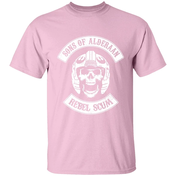 sons of alderaan rebel scum star wars shirt lightpink