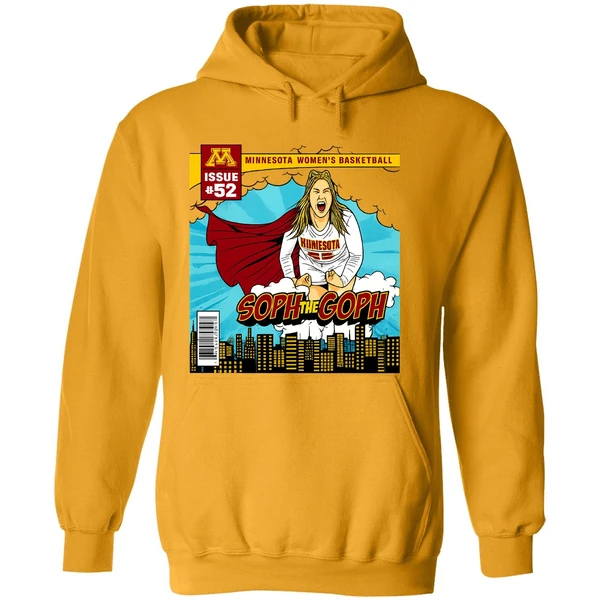 Sophie Hart Minnesota Golden Gophers Soph The Goph Superman Hoodie