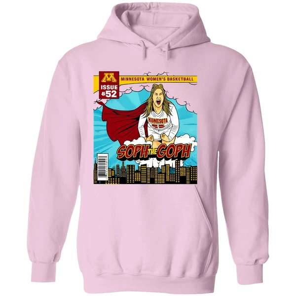 Sophie Hart Minnesota Golden Gophers Soph The Goph Superman Hoodie - Image 5