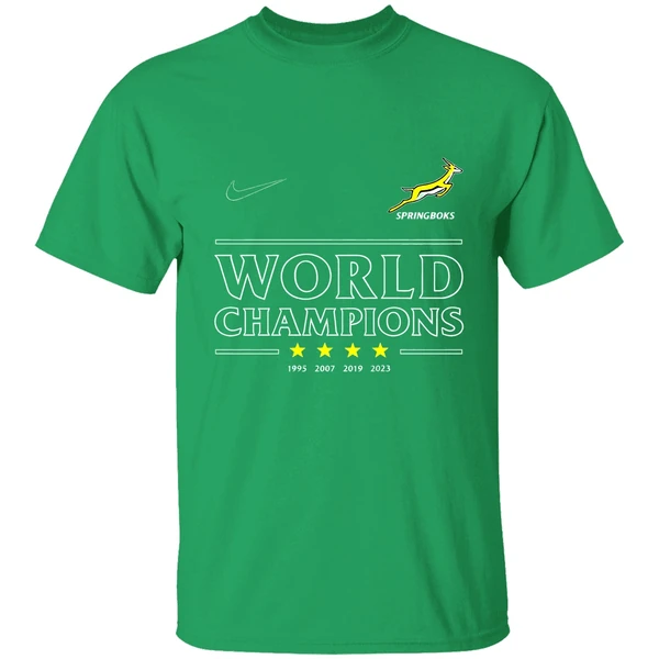 South Africa Rugby World Champions Springboks Nike Logo Shirt
