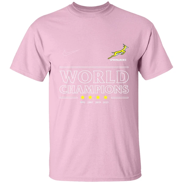 South Africa Rugby World Champions Springboks Nike Logo Shirt South Africa Rugby World Champions Springboks Nike Logo Shirt