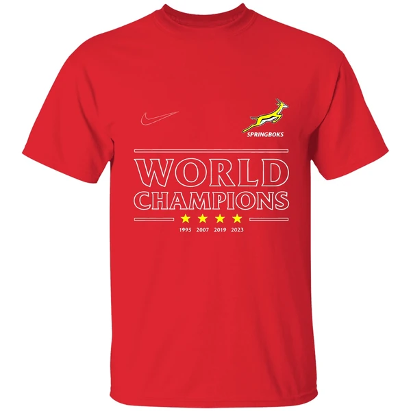 South Africa Rugby World Champions Springboks Nike Logo Shirt - Image 6