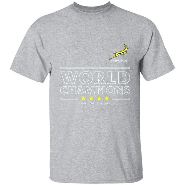 South Africa Rugby World Champions Springboks Nike Logo Shirt - Image 8