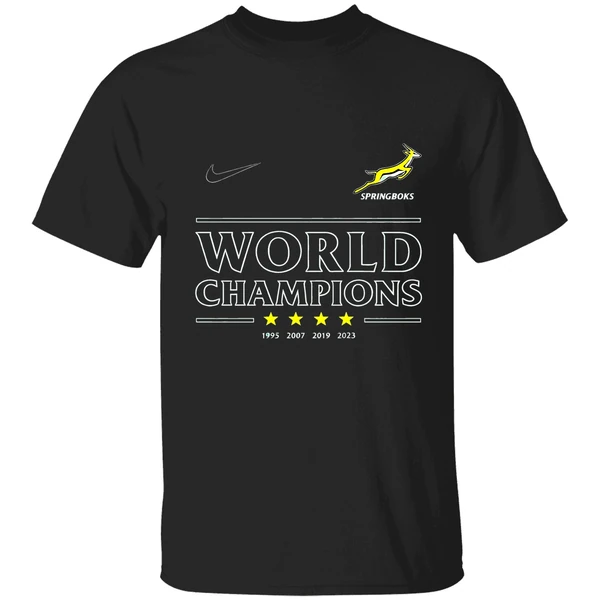 South Africa Rugby World Champions Springboks Nike Logo Shirt - Image 9
