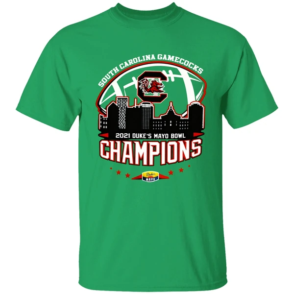 South Carolina Gamecocks 2021 Duke's Mayo Bowl Champions Shirt