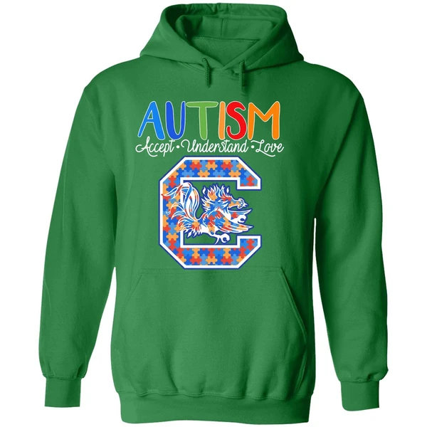 South Carolina Gamecocks Together For Autism Awareness Hoodie - Image 2