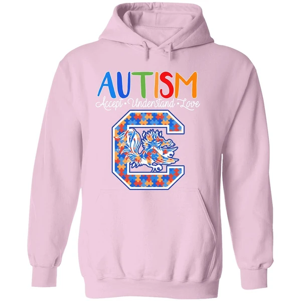 South Carolina Gamecocks Together For Autism Awareness Hoodie - Image 5