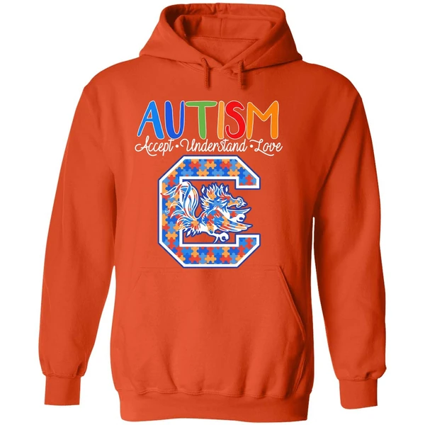 South Carolina Gamecocks Together For Autism Awareness Hoodie - Image 6