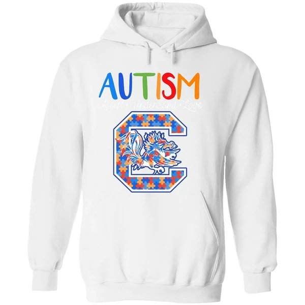 South Carolina Gamecocks Together For Autism Awareness Hoodie - Image 8