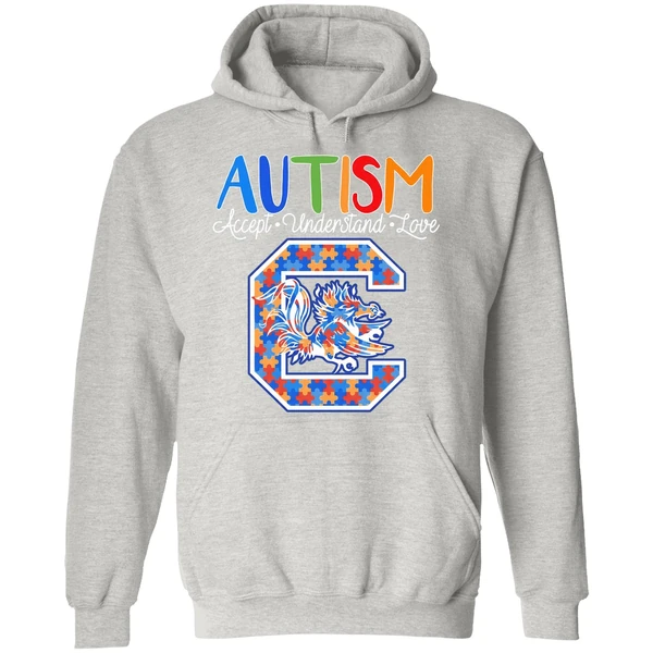 South Carolina Gamecocks Together For Autism Awareness Hoodie - Image 9