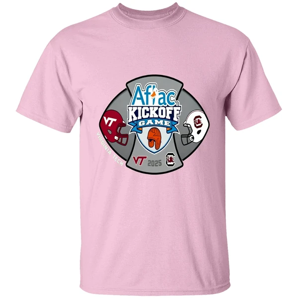south-carolina-gamecocks-vs-virginia-tech-hokies-2025-aflac-kickoff-game-2-shirt-lightpink