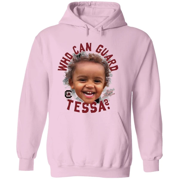 South Carolina Ncaa Womens Basketball Tessa Johnson Who Can Guard Tessa Hoodie - Image 5