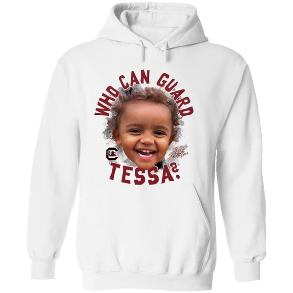 South Carolina Ncaa Womens Basketball Tessa Johnson Who Can Guard Tessa Hoodie - Image 8
