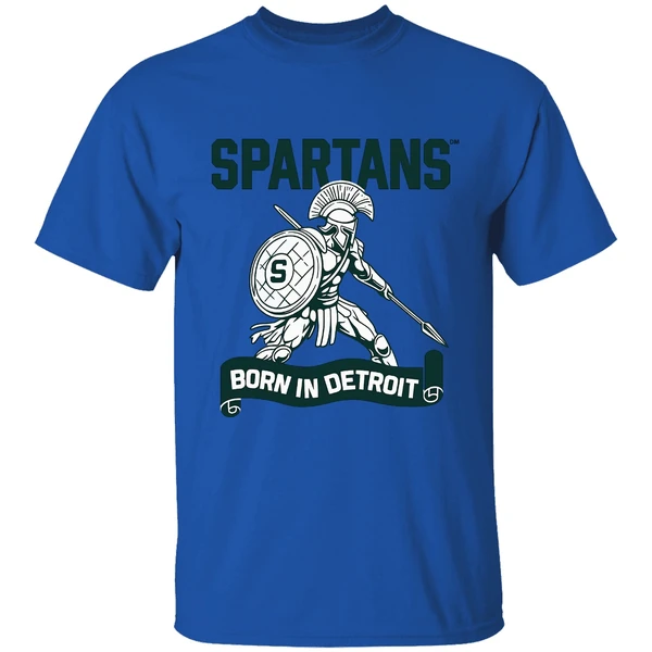 Spartans Born In Detroit Shirt - Image 5