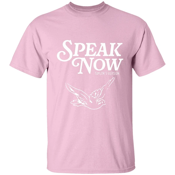 speak now taylors version bird motif shirt lightpink